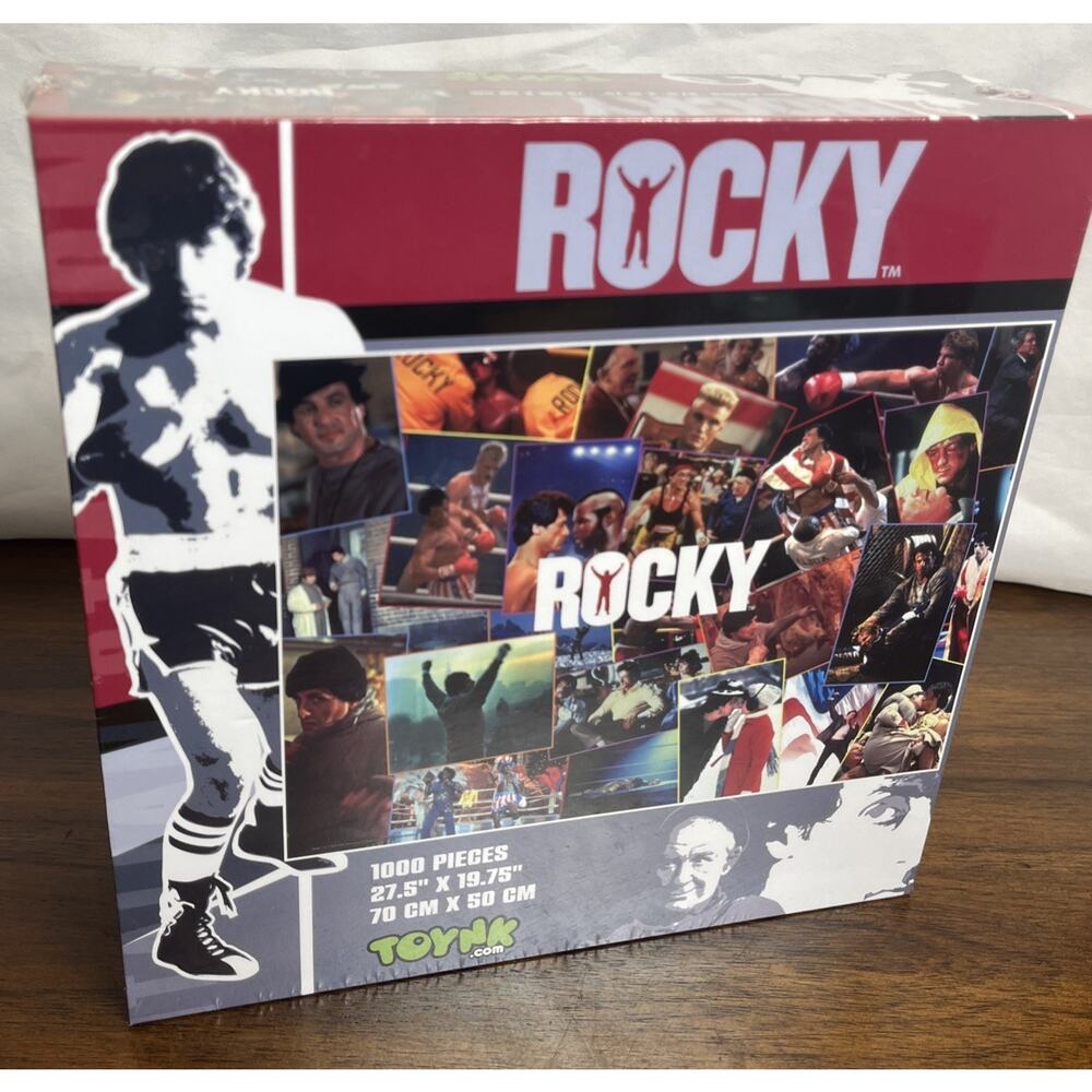 2024 Rocky Movie Collage 1,000 Pieces Jigsaw Puzzle By Toynk, Film Boxing Sports